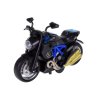 Motocykl DIY 1:14 Kovový Modrý