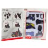 Motocykl DIY 1:14 Kovový Modrý