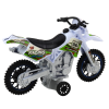 Terénní Motorka Cross Off-Road Pohon Světla Bílá