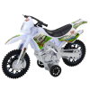 Terénní Motorka Cross Off-Road Pohon Světla Bílá 2