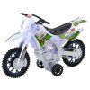 Terénní Motorka Cross Off-Road Pohon Světla Bílá