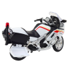 Kovový Motocykl 1:12 Světla Bílý Červené Žluté Linie