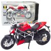 Sportovní Motocykl Kovový 1:12 Červený