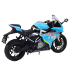 Motocykl se světly a zvuky 1:12 modrý kovový