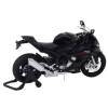 Motocykl S1000 1:12 Světla Kovový Černý