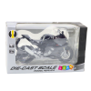 Motocykl S1000 1:12 Světla Kovový Černý