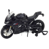 Motocykl S1000 1:12 Světla Kovový Černý