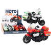 Policejní Motorka 1:10 Světla Zvuky Bílá Červená