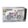 Model motocyklu Retro Klasický Kovový 1:12 Červený 3