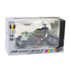 Motocykl Chopper Kovový 1:12 Černý Zelené Prvky