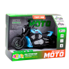 Dětská motorka na baterie světla modrá