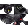 Elektrický traktor pro děti + přívěs Černý 11