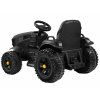 Elektrický traktor pro děti + přívěs Černý