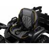 Elektrický traktor pro děti + přívěs Černý 8
