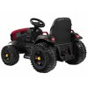 Elektrický traktor pro děti + přívěs Červený