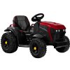 Elektrický traktor pro děti + přívěs Červený 7