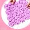 Senzorické silikonové barevné puzzle podložka stezka 25 cm 12 dílků