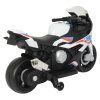 Elektrický motocykl BMW S1000RR LED světla Hudba Bílý 7