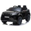 Elektrické autíčko Range Rover Evoque s dálkovým ovládáním s LED osvětlením Černé