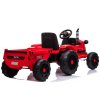 Elektrický traktor s přívěsem CH9959 LED světla Dálkové ovládání Červený