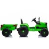Elektrický akumulátorový traktor CH9959 s přívěsem zelený