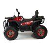 Elektrická čtyřkolka XMX607 LED světla MP3 Červená 2