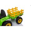 Elektrický traktor XMX611 s přívěsem s dálkovým ovládáním zelený