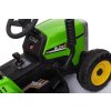 Elektrický traktor XMX611 s přívěsem s dálkovým ovládáním zelený