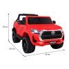 Dětské elektrické autíčko Toyota Hilux červený pickup + Pohon 4x4 + Dálkové ovládání 11