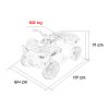 Elektrická čtyřkolka WOLF 4x4 Růžová