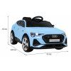 Elektrické autíčko Audi E-Tron Sportback modré s pohonem 4x4 a plynulým rozjezdem 2