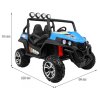Elektrická bugina Grand Buggy Strong Lift s pohonem 4x4 a dálkovým ovládáním modrá 2