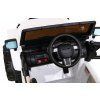 Elektrické autíčko All Terrain terénní jeep bílé s dálkovým ovládáním se světly a zvuky 9
