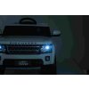 Elektrické autíčko Land Rover Discovery pro děti + Dálkové ovládání Bílé SUV