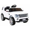 Elektrické autíčko Land Rover Discovery pro děti + Dálkové ovládání Bílé SUV 10