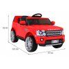 Elektrické autíčko Land Rover Discovery Červené SUV + Dálkové ovládání 2