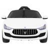 Elektrické autíčko Maserati Ghibli na akumulátor Bílé + Dálkový ovladač 3