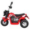 Elektrická motorka MiniBike červená + Zvuky + LED světla + Ekokůže 4