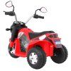 Elektrická motorka MiniBike červená + Zvuky + LED světla + Ekokůže 5