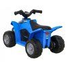 Elektrická akumulátorová čtyřkolka Honda 250X TRX Modrá + Klakson + LED