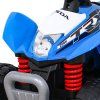 Elektrická akumulátorová čtyřkolka Honda 250X TRX Modrá + Klakson + LED