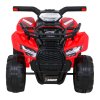 Dětská elektrická čtyřkolka Storm Červená + Motor 25W + MP3 USB