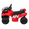 Dětská elektrická čtyřkolka Storm Červená + Motor 25W + MP3 USB