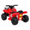 Dětská elektrická čtyřkolka Storm Červená + Motor 25W + MP3 USB