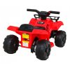 Dětská elektrická čtyřkolka Storm Červená + Motor 25W + MP3 USB