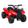 Dětská elektrická čtyřkolka Storm Červená + Motor 25W + MP3 USB