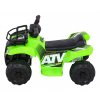 Dětská elektrická čtyřkolka Quad Storm Motor 25 W MP3 USB Zelená