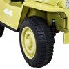 Elektrické autíčko Vojenské retro Pohon 4x4 Béžové 13