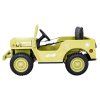 Elektrické autíčko Vojenské retro Pohon 4x4 Béžové 4