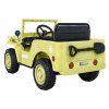 Elektrické autíčko Vojenské retro Pohon 4x4 Béžové 5